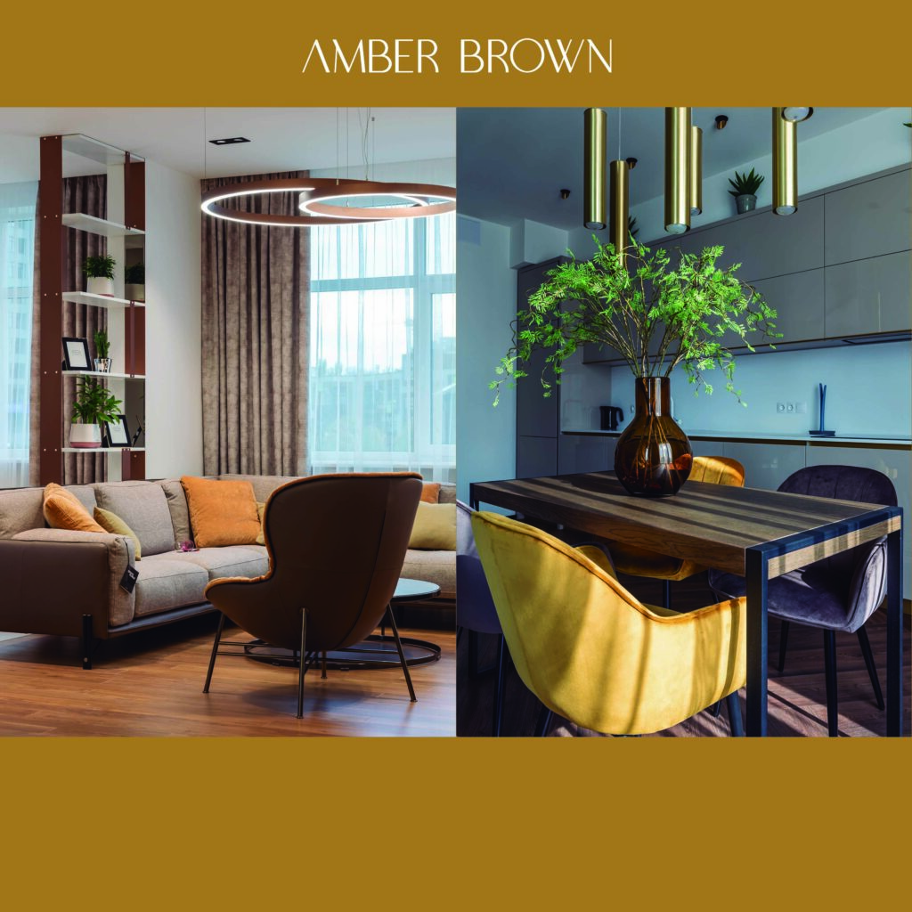 amber brown tapicería